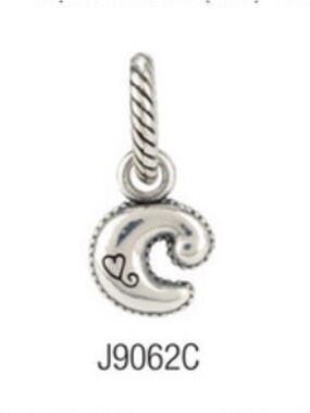 BRIGHTON Letter C Silver Pendant/Charm
